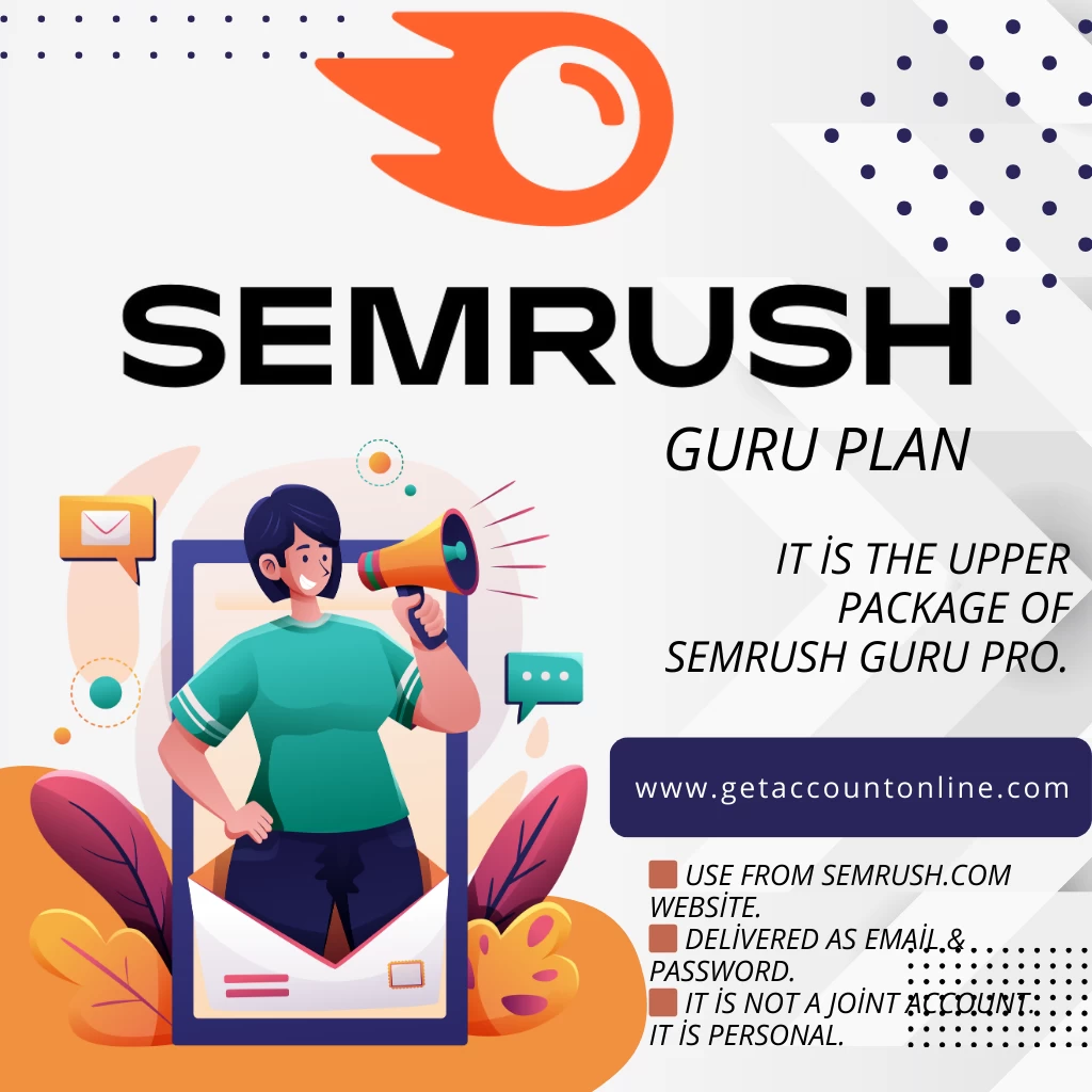 Semrush Guru Accounts For Sale