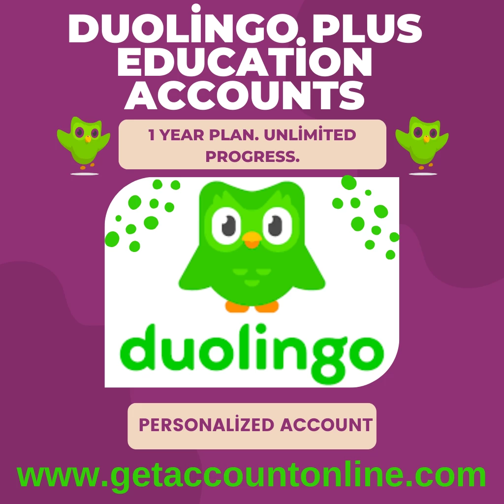 Duolingo Plus Education Accounts For Sale